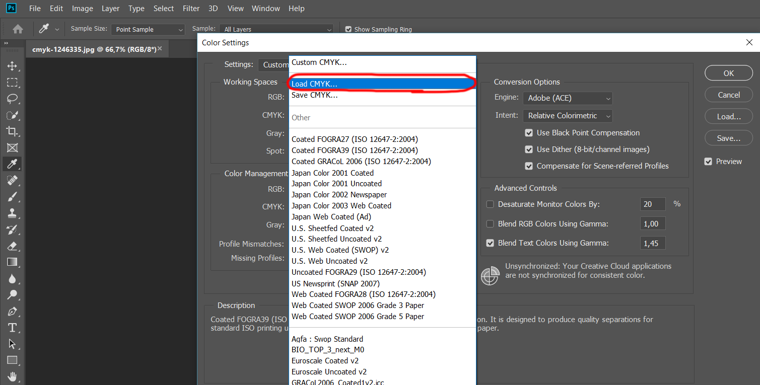 How to install icc profile in silhouette studio