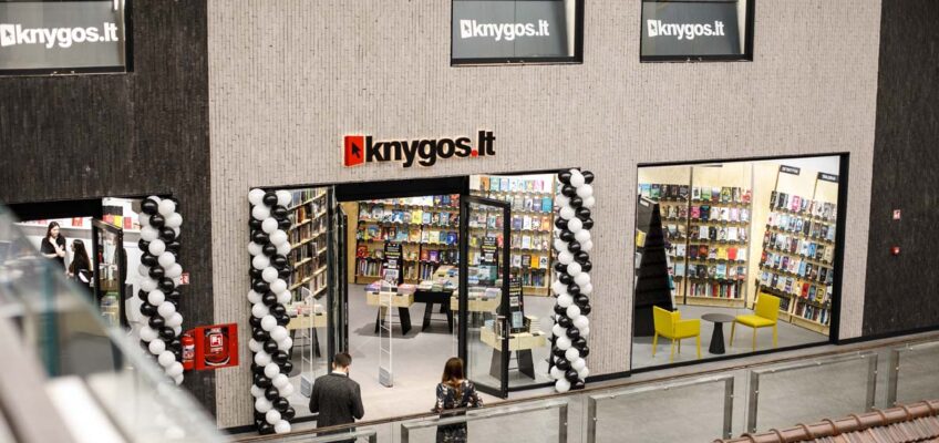 Knygos.lt expands rapidly: opens its third bookstore in Lithuania and the first in Kaunas, Akropolis